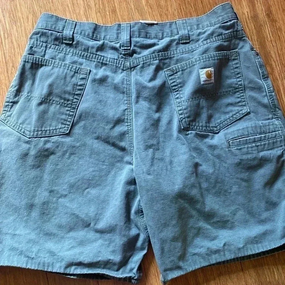 Carhartt army green men’s shorts size 38 - Picture 6 of 6
